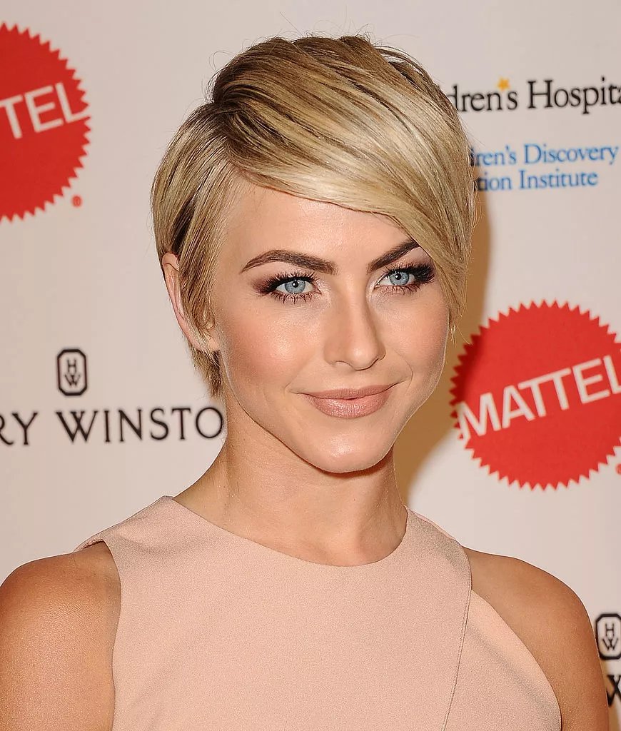 Long-Layered Pixie With Side Part