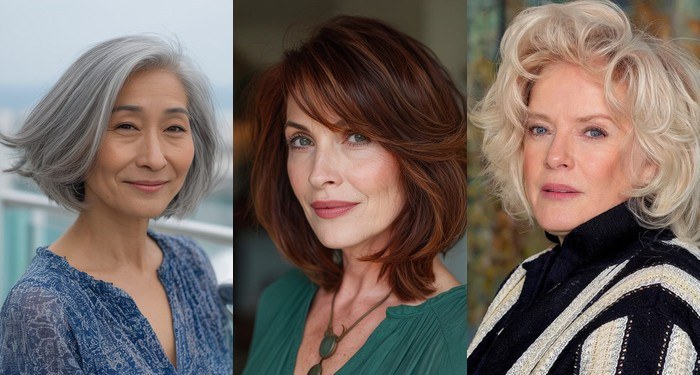 Bob Frisuren ab 50: 20 verjüngende Stufenschnitte für Frauen