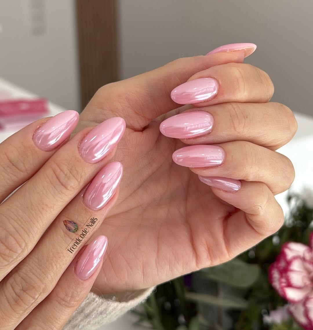 Glazed Nails in Rosé
