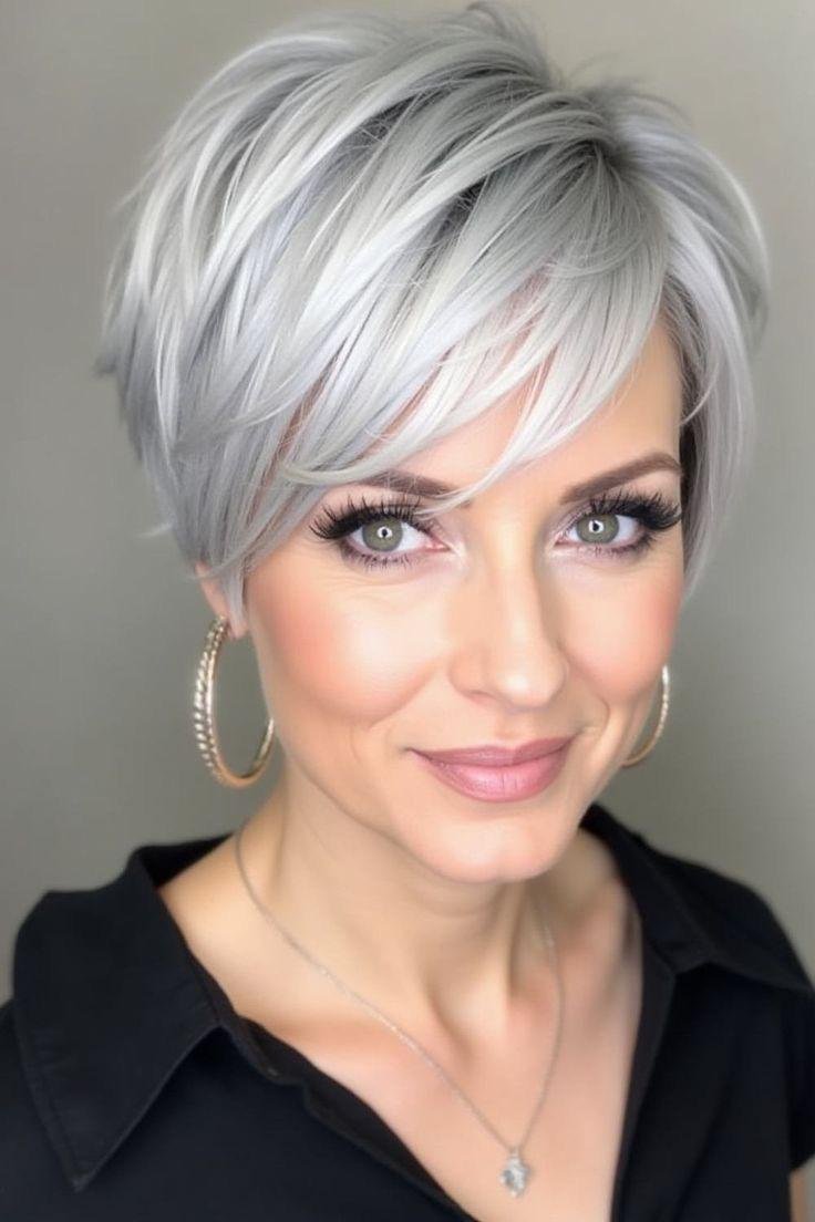 Der Pixie mit Seitenscheitel