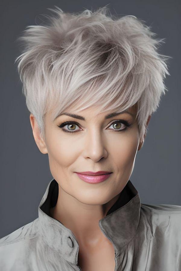 Verspielter Silber-Pixie