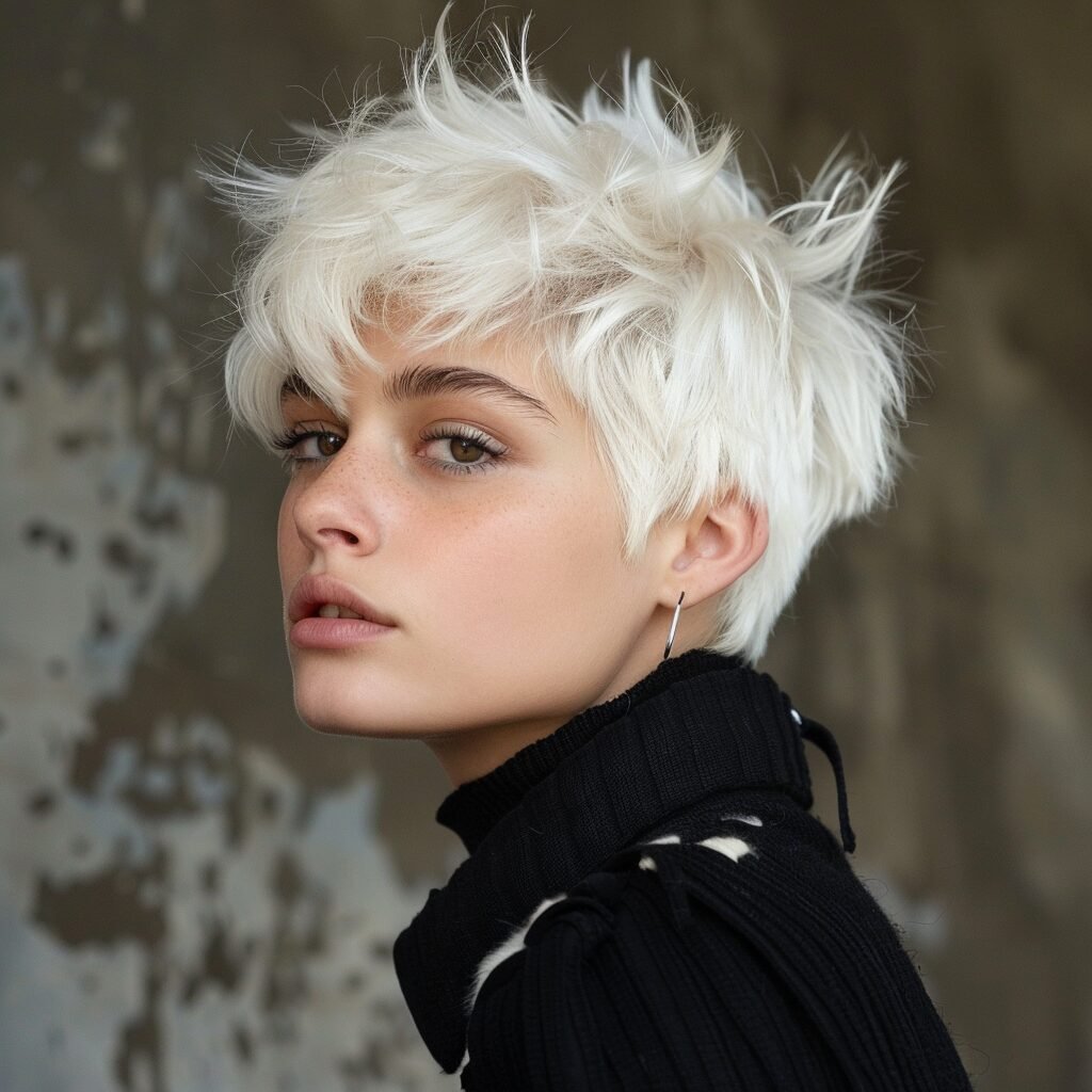 Federleichter Pixie in Platinweiß